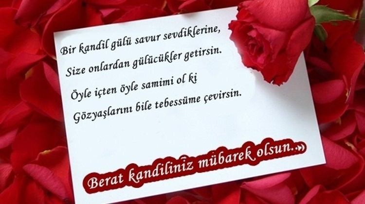 Berat Kandili ve Gecesi WhatsApp Resimli Mesajları