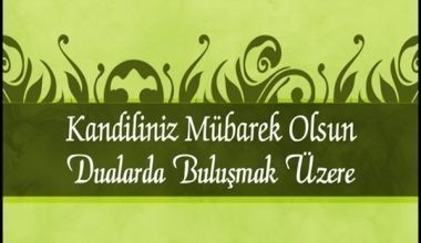 Berat Kandili ve Gecesi WhatsApp Resimli Mesajları