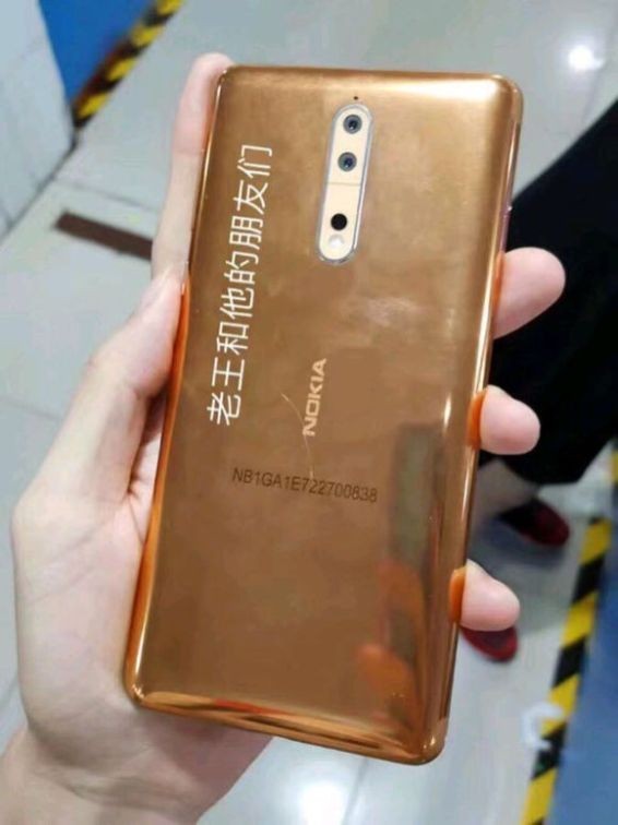 Nokia 8 Şimdi de Altın-Bakır Rengiyle Karşımızda