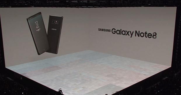 Samsung Galaxy Note 8'den ilk resmi görüntüler geldi