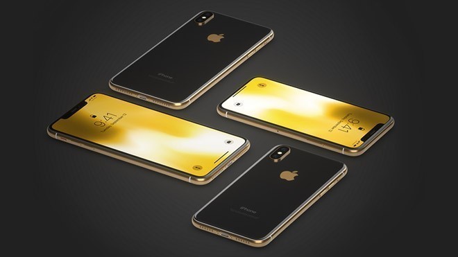 iPhone X ve X Plus altın renkli olsa nasıl görünürdü?
