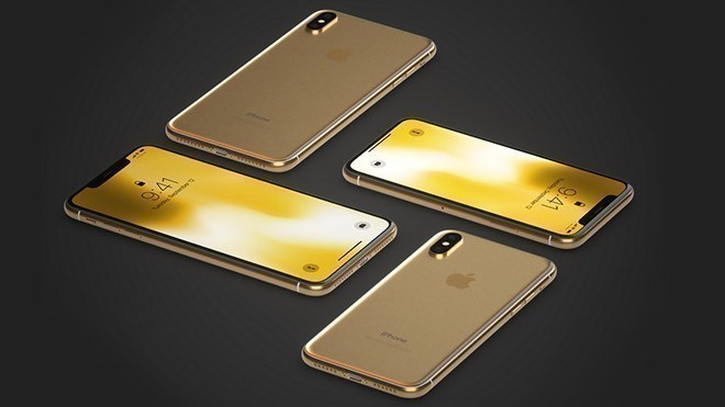 iPhone X ve X Plus altın renkli olsa nasıl görünürdü?
