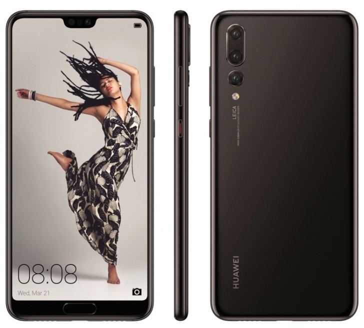 Huawei P20, P20 Pro ve P20 Lite'ye ait resmi görseller sızdırıldı