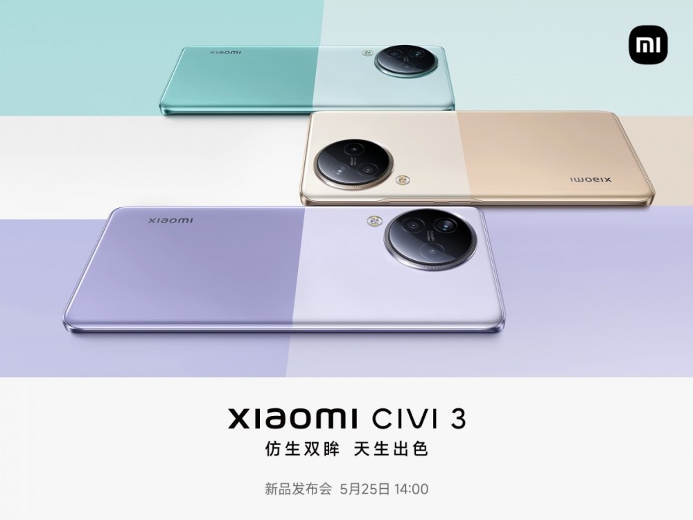 Xiaomi Civi 3 tasarımı ve çıkış tarihi paylaşıldı