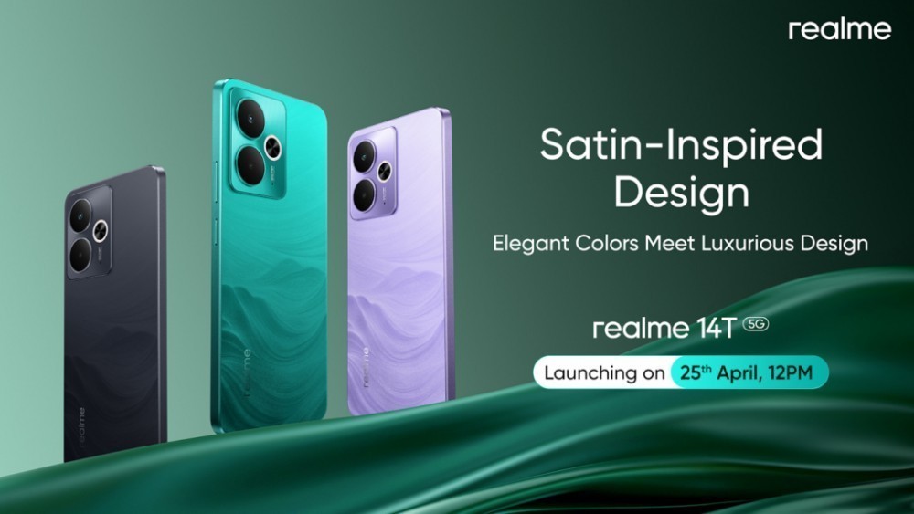 Realme 14T çıkış tarihi ve tasarımı paylaşıldı