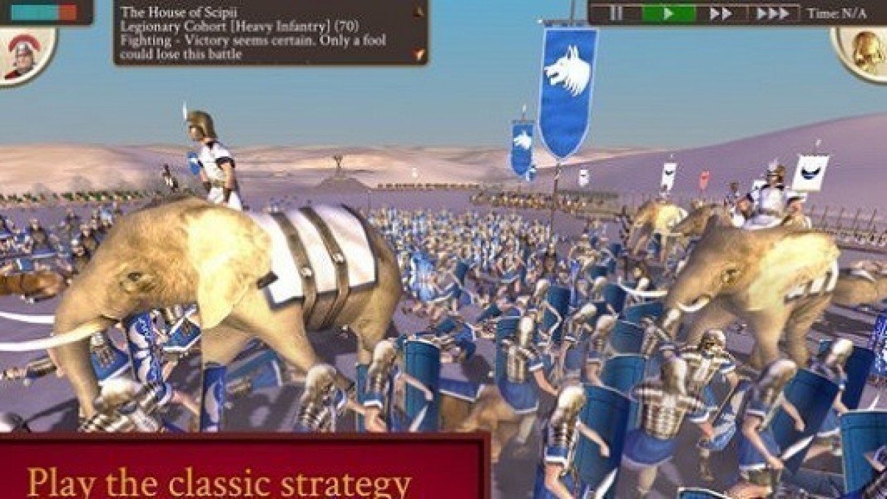 ROME: Total War oyunu Apple'ın iPad tablet modelleri için yayınlandı