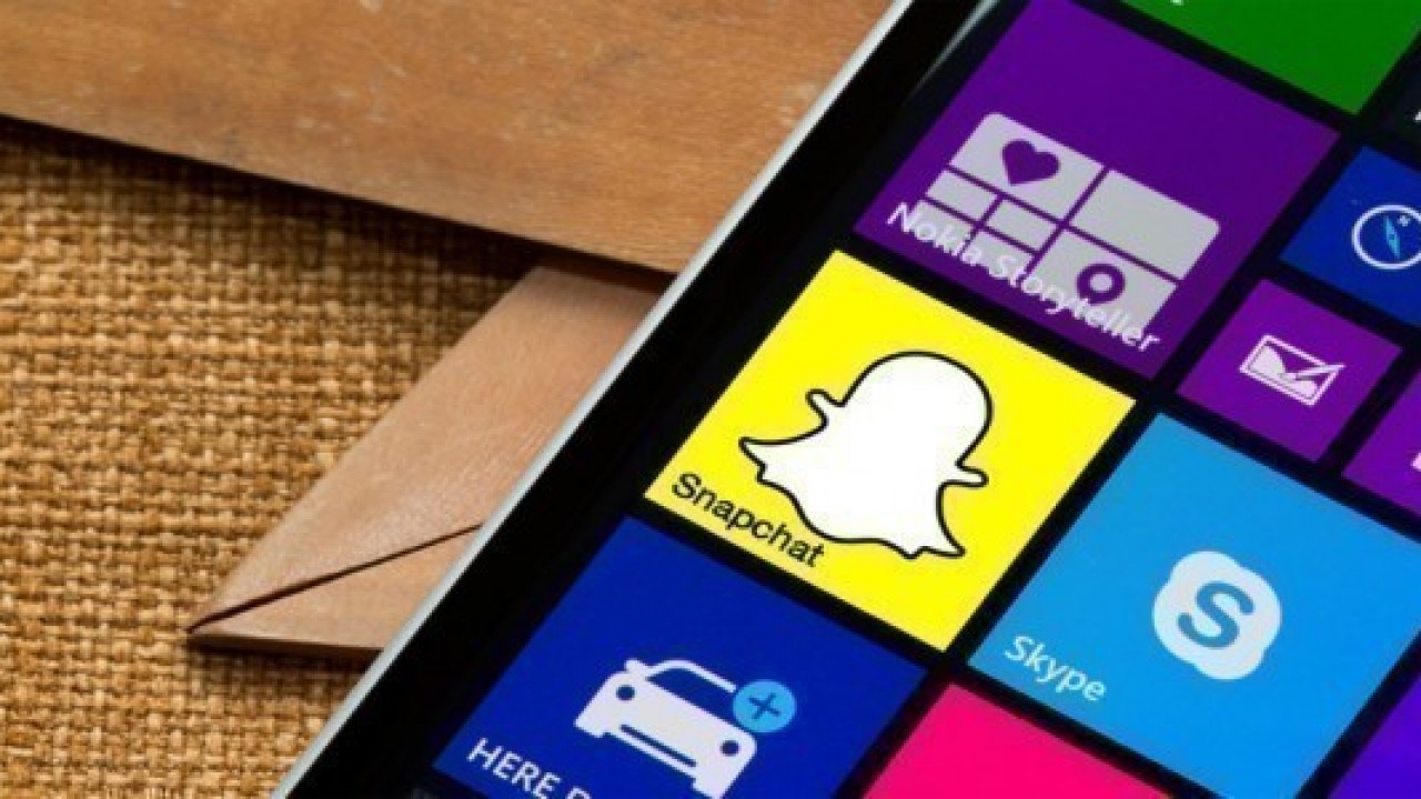 Lumia Destek, Snapchat'in Windows Phone Uygulaması Üzerinde Çalıştığını Belirtti 