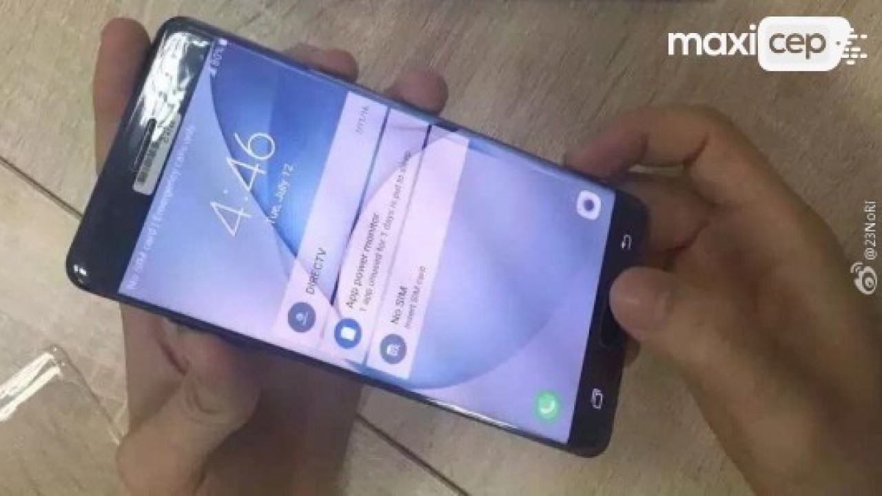 Galaxy Note 7'nin Canlı Görüntüleri Ortaya Çıktı 