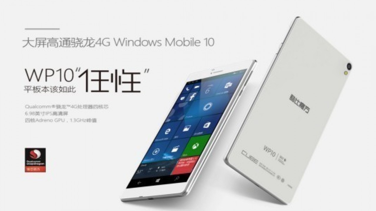 Çinli Üretici CUBE, Windows 10 Mobile Telefon Duyurusu Yaptı 