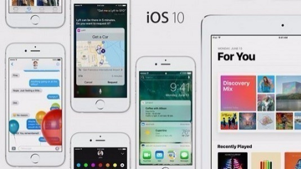 Apple'ın beklenen iOS 10 işletim sistemi iPhone ve iPad modelleri için sunuldu
