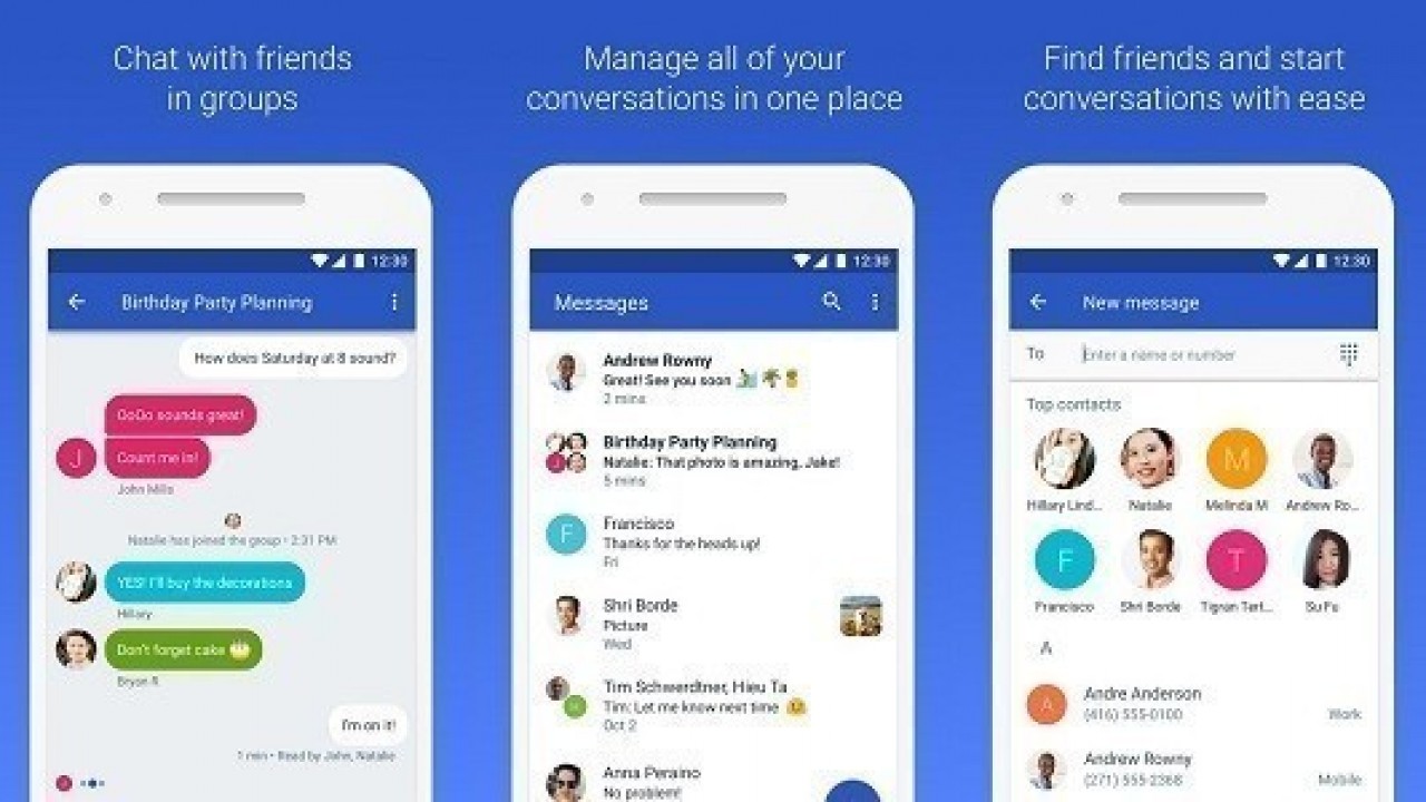 Google Android Mesajlaşma Uygulamasını Güncellendi