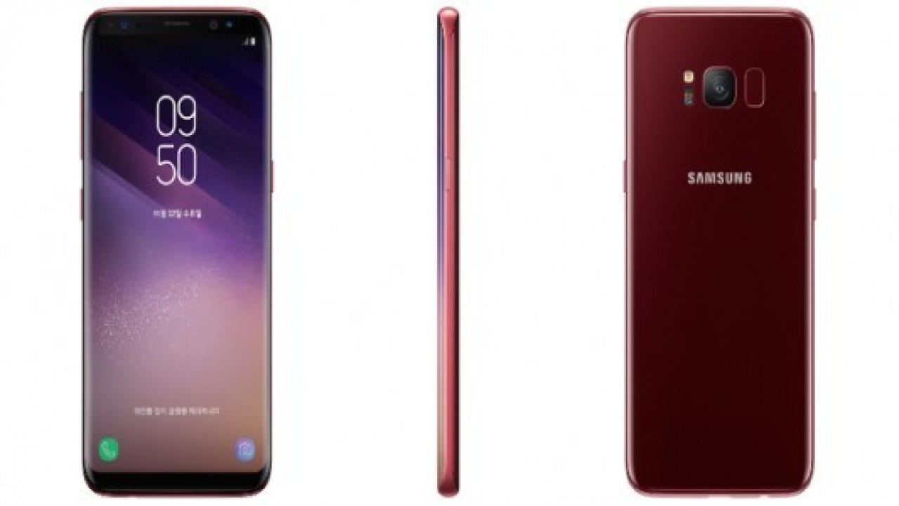 Bordo renkli Galaxy S8'in satışları başladı