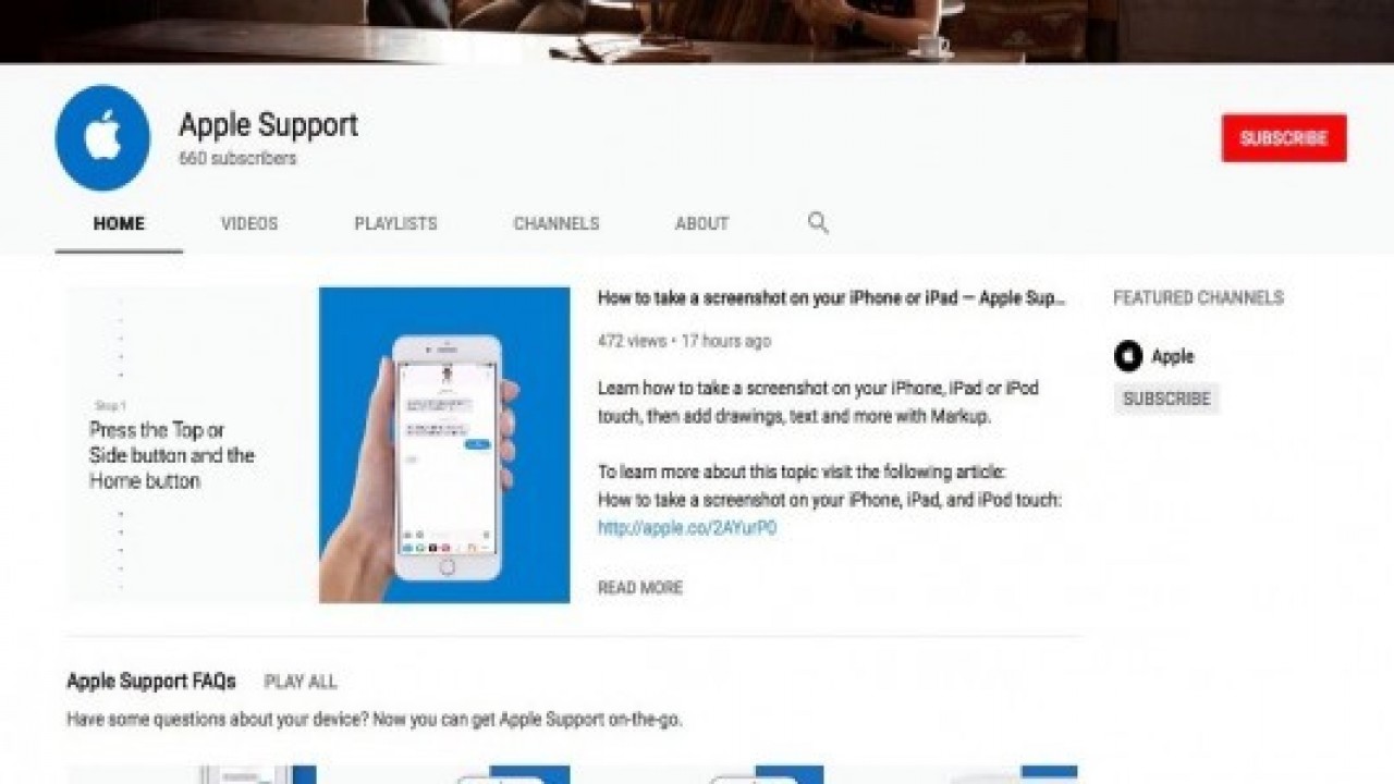 Apple artık YouTube üzerinden destek sunacak