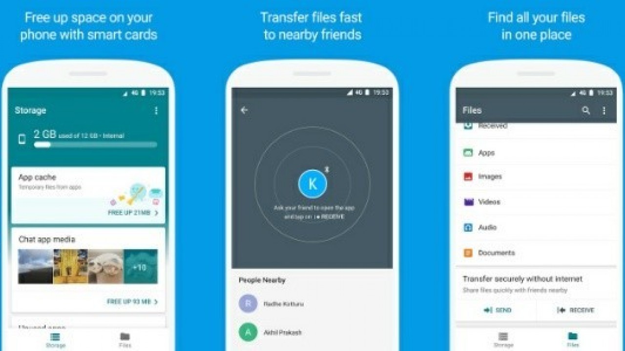 Google'ın Android Dosya Yöneticisi Files Go Beta Uygulaması İndirilebilir Durumda