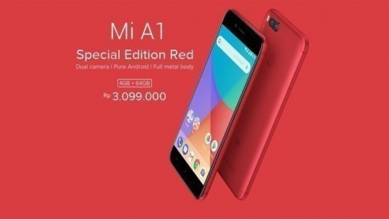 Xiaomi Mi A1 Special Edition Red duyuruldu
