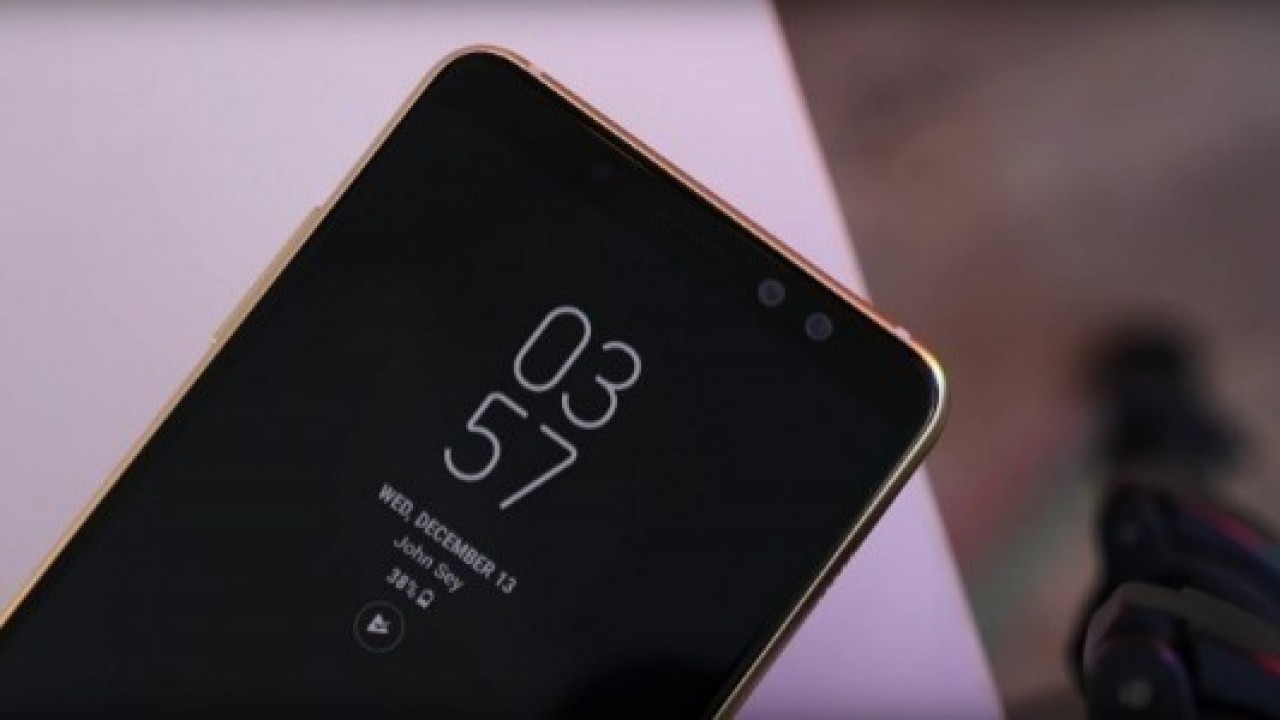 Samsung Galaxy A8 (2018) ve A8 + (2018), Yeni Bir Videoda Ortaya Çıktı
