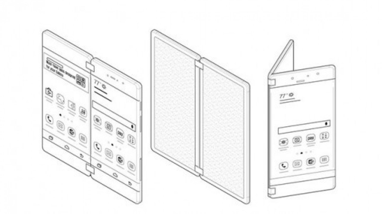 Samsung'tan, Axon M'yi andıran katlanabilir akıllı telefon