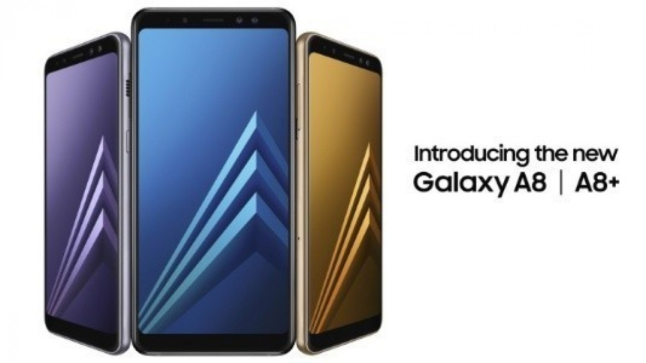 Samsung Galaxy A8 (2018) ve A8 + Infinity Display ve çift ön kamera ile Duyuruldu