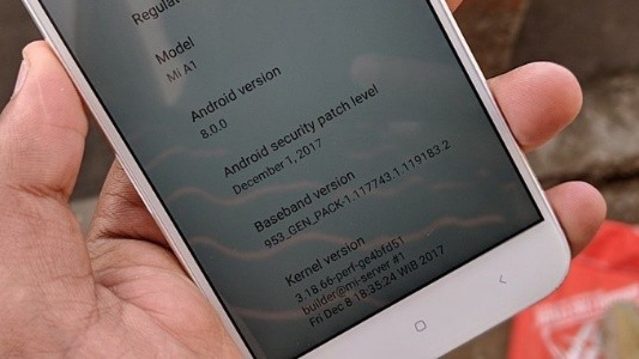 Xiaomi Mi A1 için Oreo Güncellemesi, Hızlı Şarj Özelliğini Aktif Ediyor