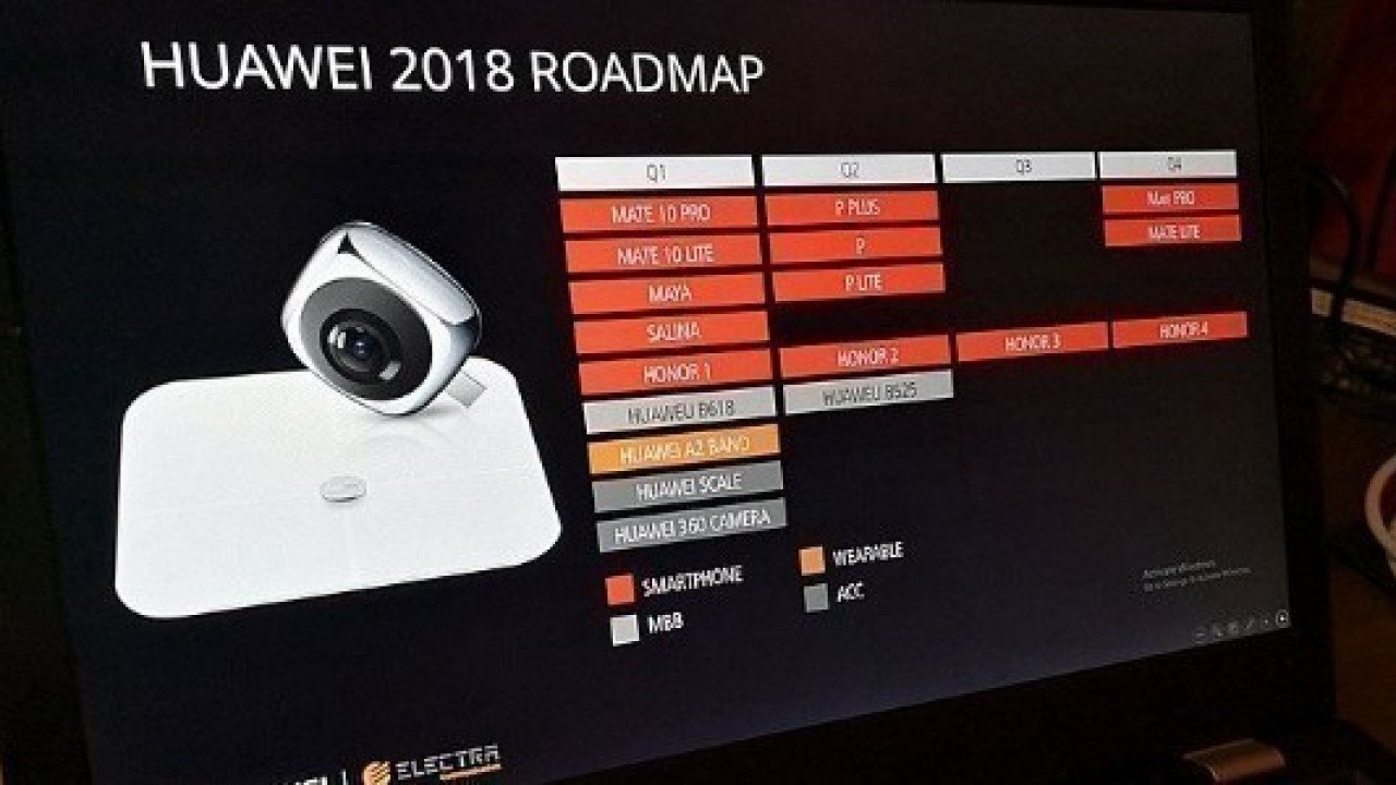Huawei’nin 2018 Yol Haritası Sızdırıldı, Üç Yeni P Serisi Telefon İkinci Çeyrekte Geliyor