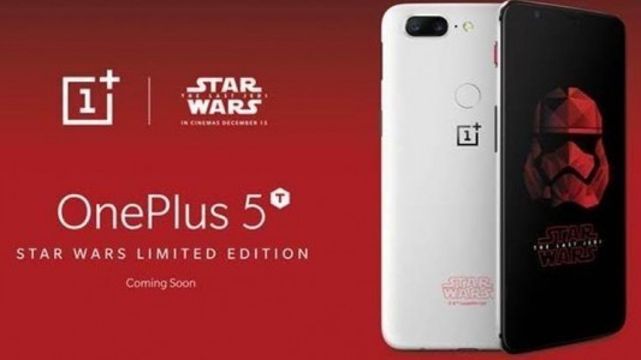 OnePlus 5T Star Wars Edition resmiyete kavuştu