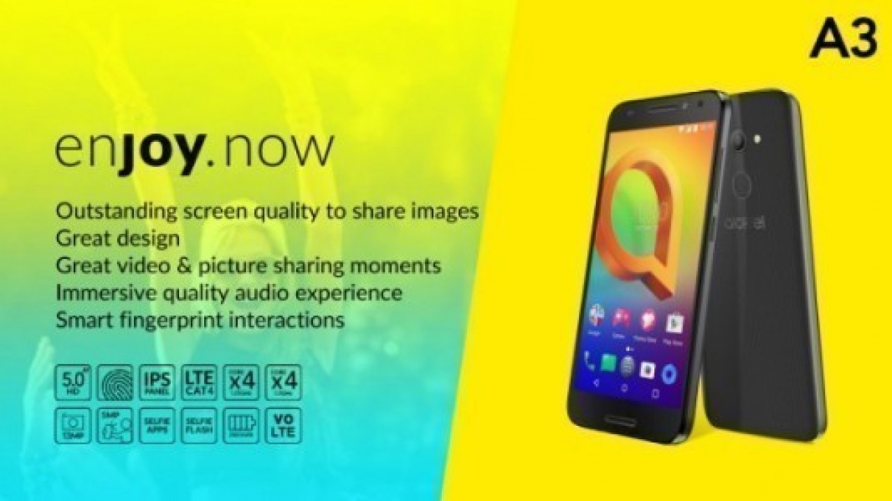 Alcatel A3'ün Fiyatı ve Çıkış Tarihi Duyuruldu