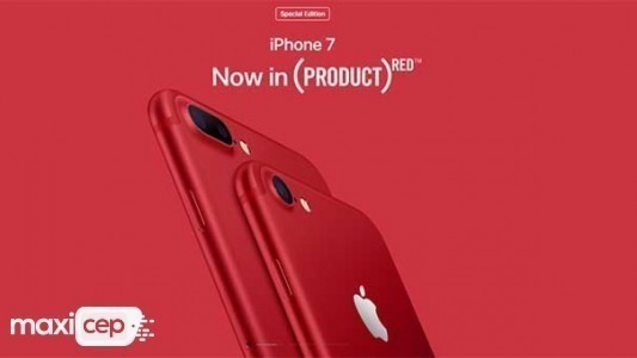 Kırmızı iPhone 7 ile iPhone 7 Plus tanıtıldı