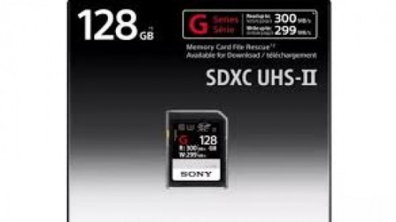 Sony, SF-G Serisi UHS-II SD Kartlarını Duyurdu 