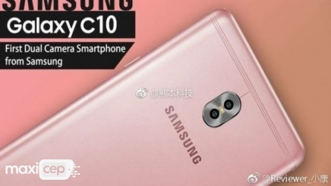 Samsung Galaxy C10, Rose Gold Rengi ile Kameraların Karşında
