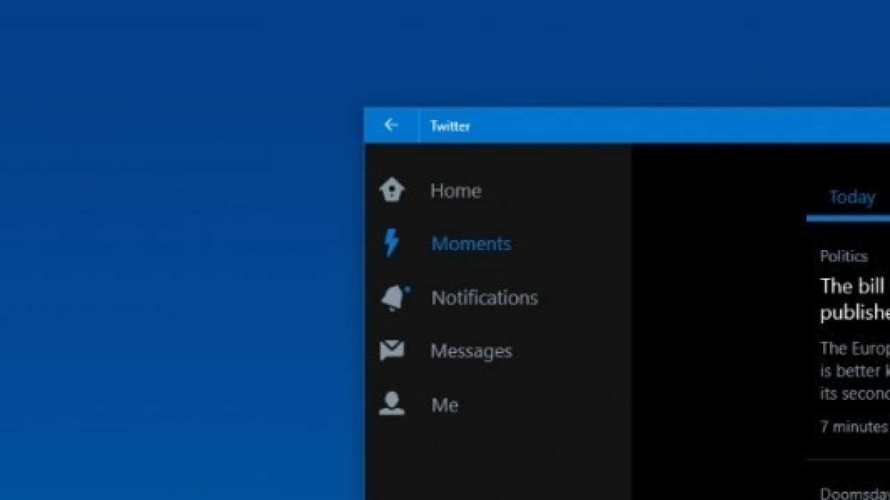 Windows 10 Twitter Uygulaması Yeni Arayüz Değişiklikleri ile Güncellendi 