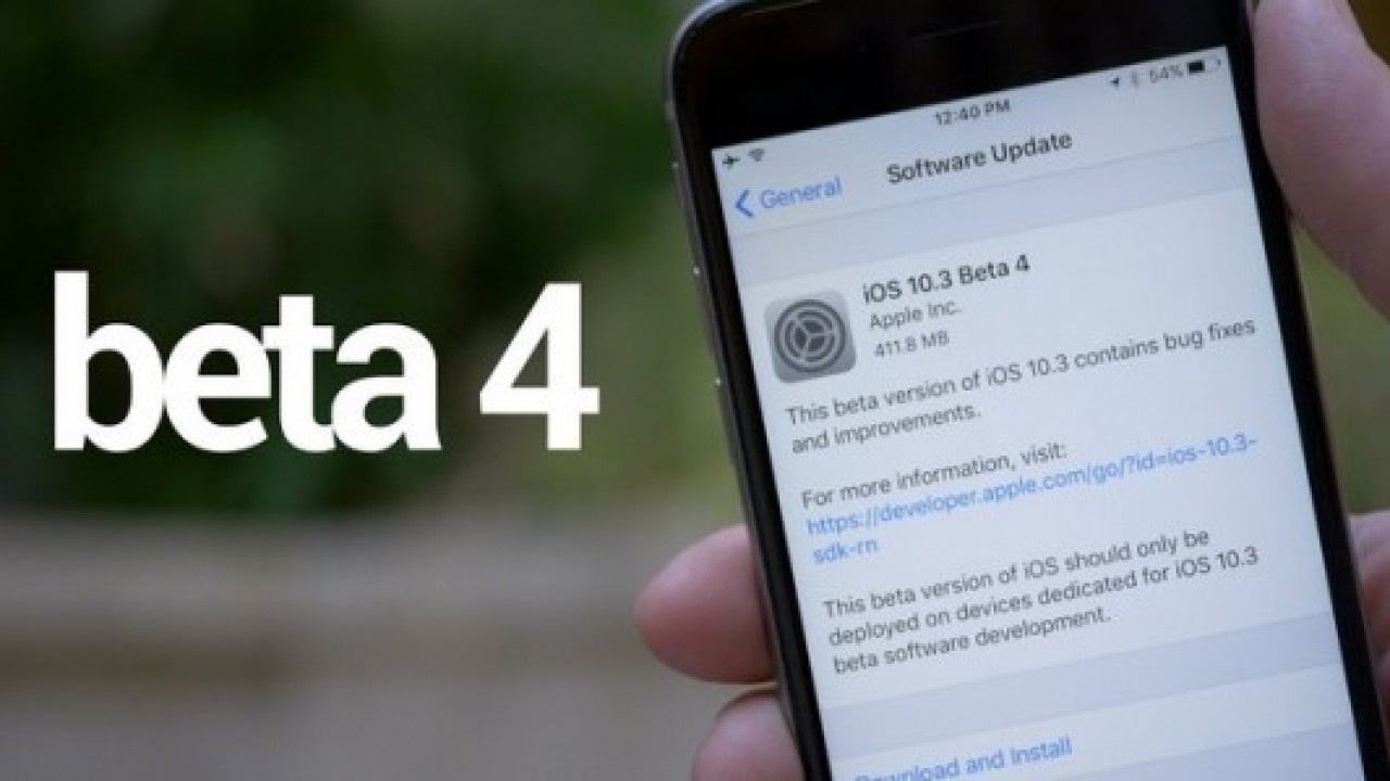 iOS 10.3.3 beta 4 indirip, kullanılabilir