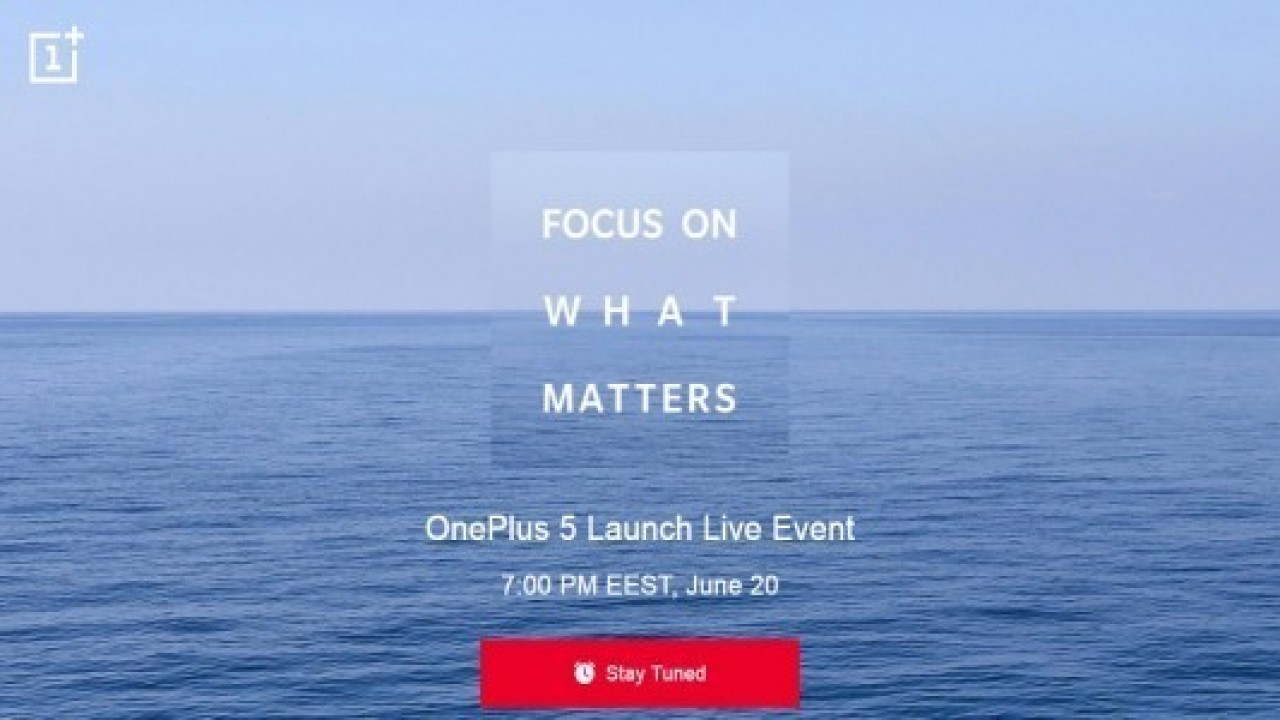 OnePlus 5, 20 Haziran'da Resmi Etkinlikte Tanıtılacak 