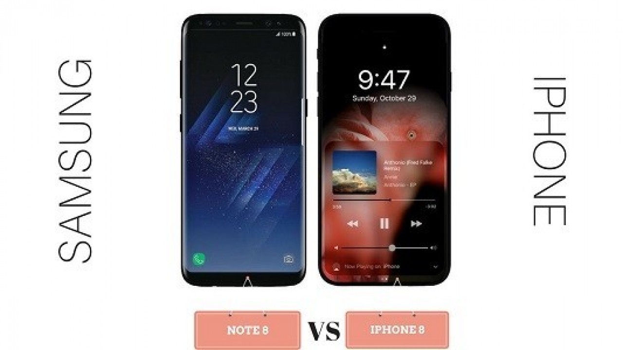 Samsung Galaxy Note 8 ve iPhone 8 Modellerinin Ekran Panelleri Ortaya Çıktı