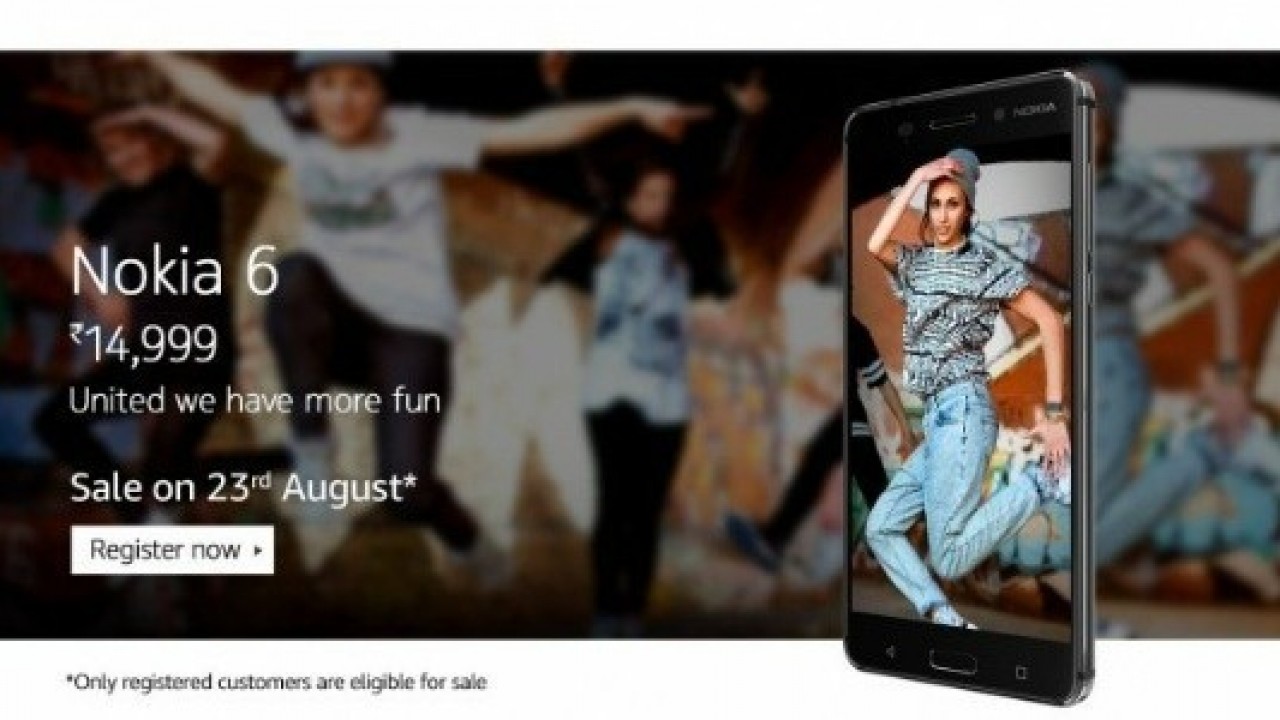 Nokia 6, Amazon Hindistan'da 1 Milyon Ön Kayıtı Geçti