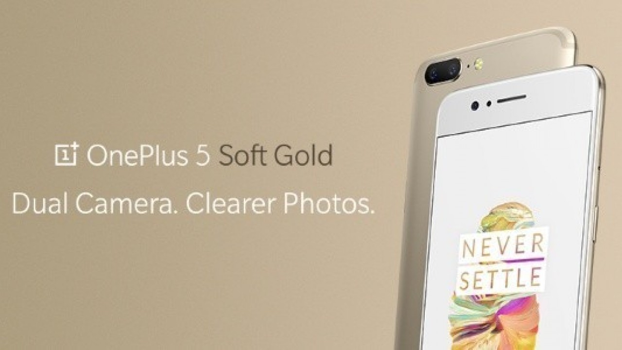 Sınırlı Sayıda Üretilecek Oneplus 5 Soft Gold Rengi Duyuruldu