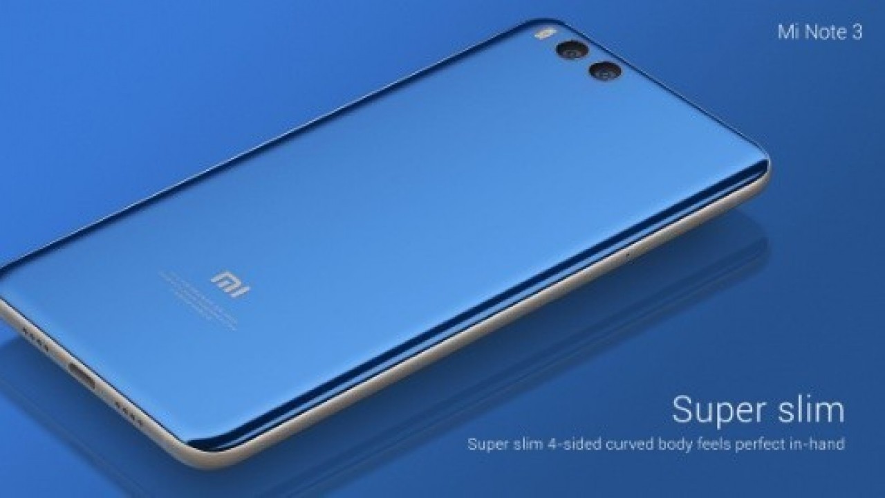 Xiaomi Mi Note 3, Çift Kamera ve Snapdragon 660 Yonga Seti ile Duyuruldu