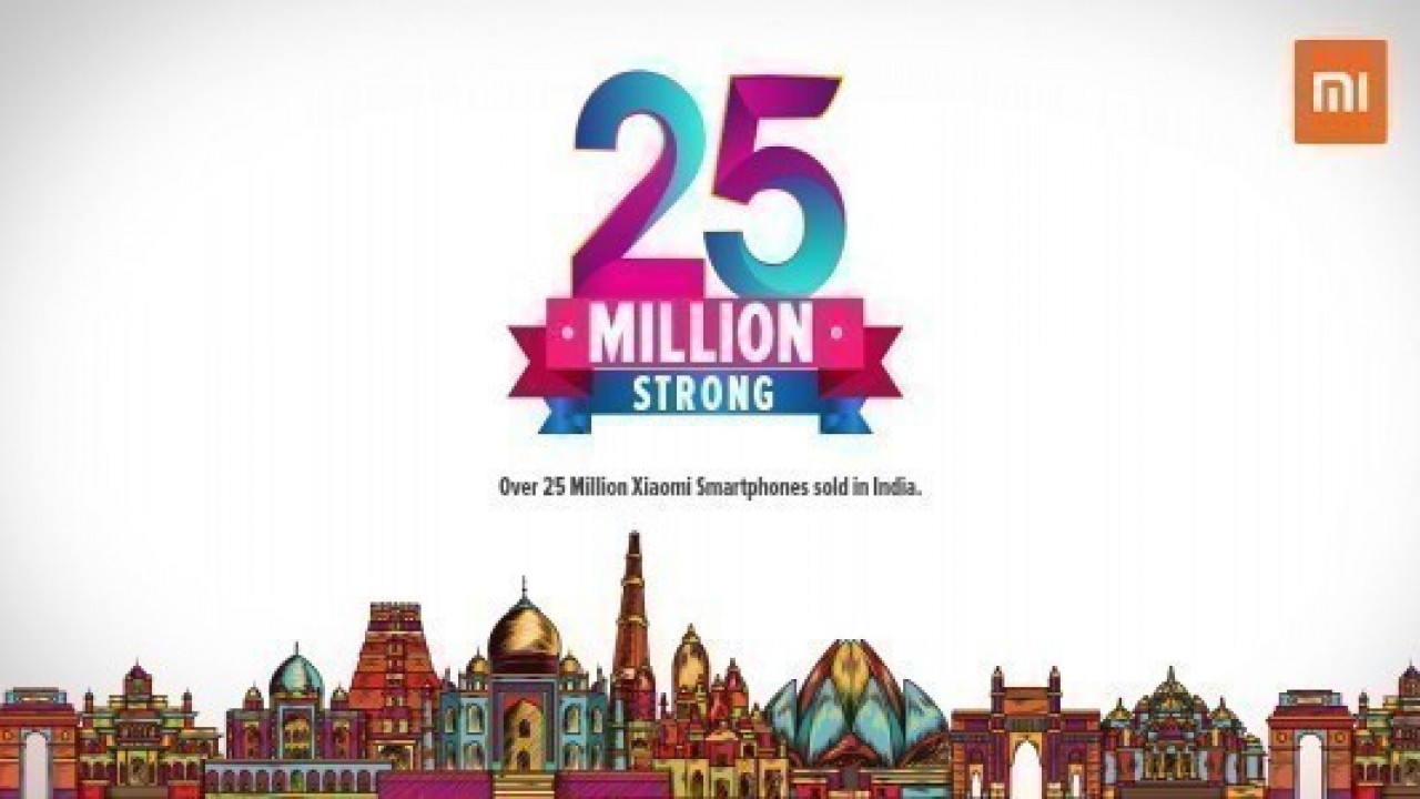 Xiaomi'nin satışları, Hindistan'da 25 milyon adedi geride bıraktı