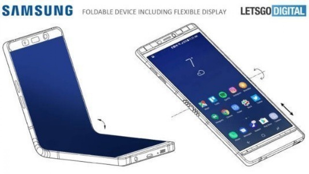 Sızdırılan Görüntü, Katlanabilir Samsung Galaxy X'in Tasarımı Olabilir