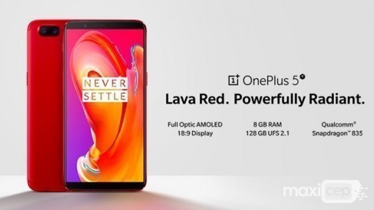 OnePlus 5T Lava Red Renk Seçeneği Hindistan'da Satışa Sunuldu