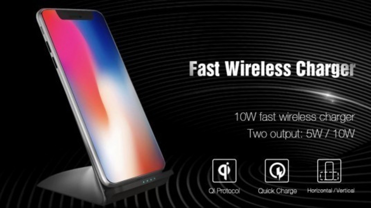 Gearbest Şarj Standlarından TOCHIC 10W/5W Kablosuz Şarj Aleti