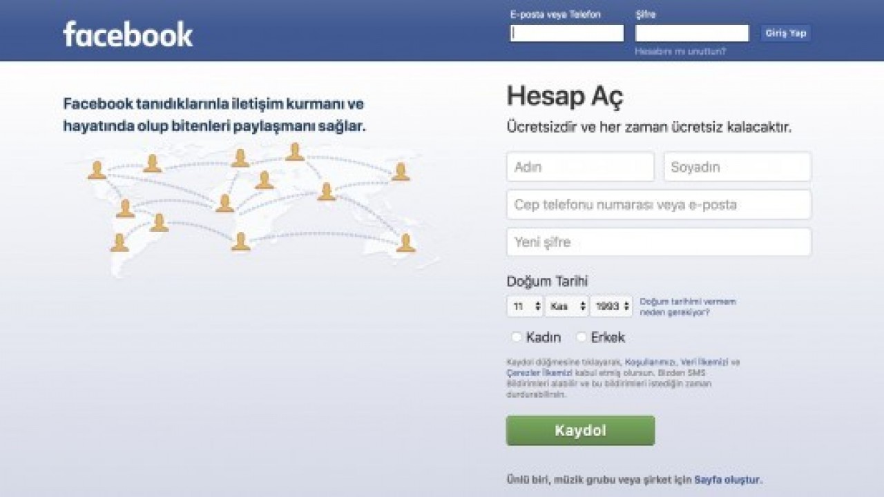 Facebook yeni hesap nasıl oluşturulur?