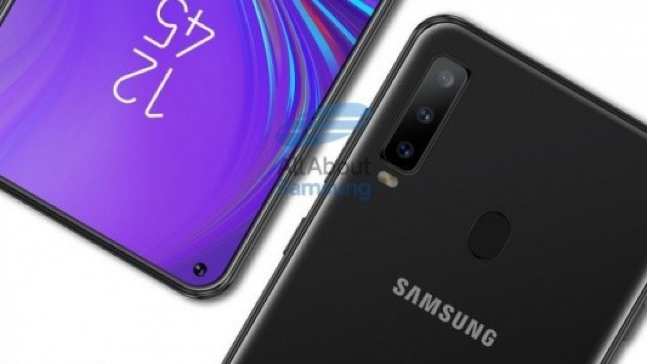 Galaxy A8s'in İlk Görselleri, Ekran Altı Ön Kameralı Ekranı Gözler Önüne Seriyor