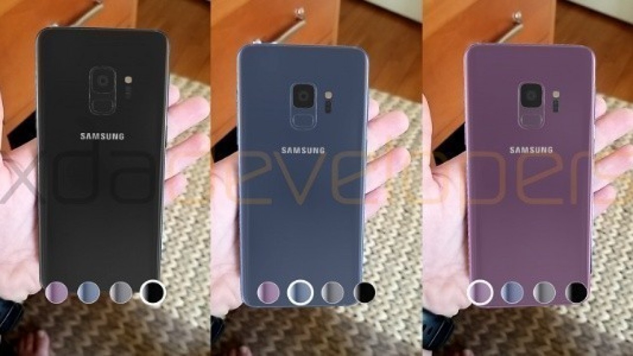 Samsung Galaxy S9'un 3D Modelleri Unpacked 2018 Uygulamasında Bulundu