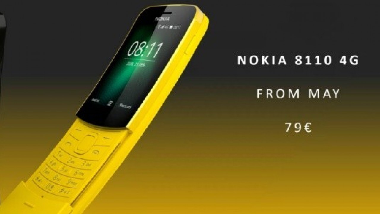 Efsane Telefon Nokia 8110, 4G ve Arka Kamera ile Yeniden Tasarlanıyor