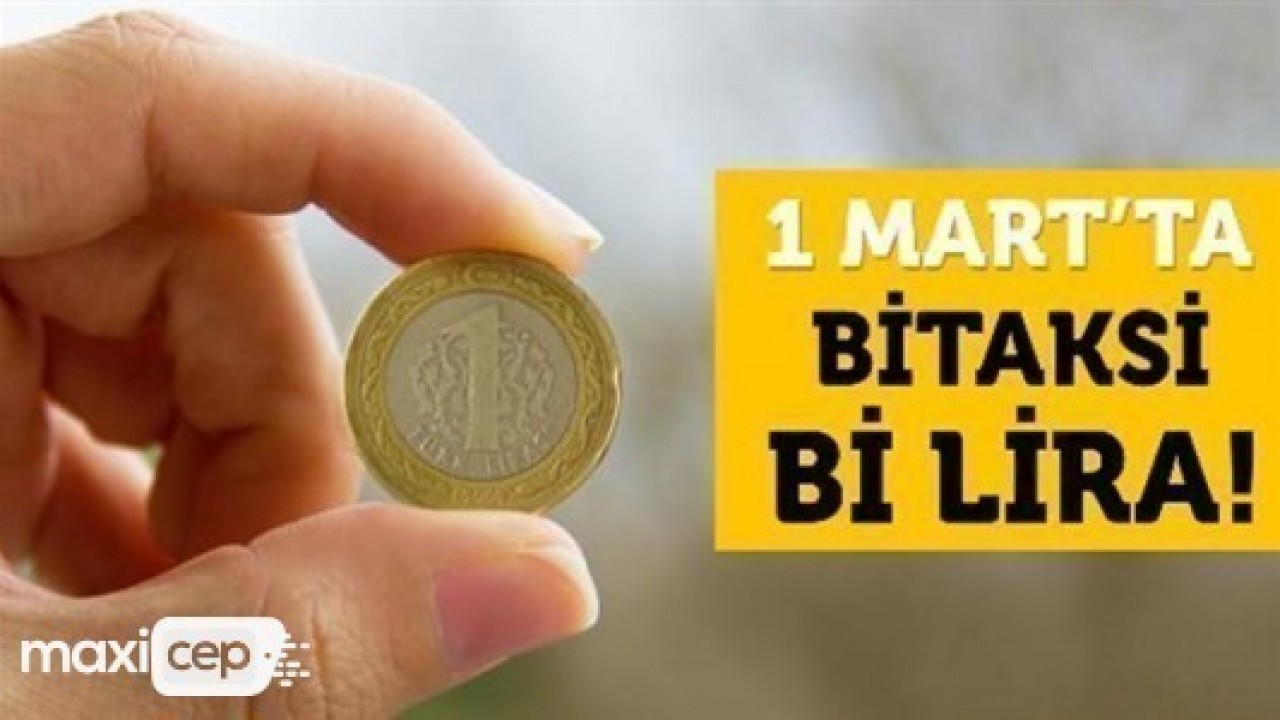 İstanbul'da bugün taksiler BiTaksi ile sadece 1 TL!