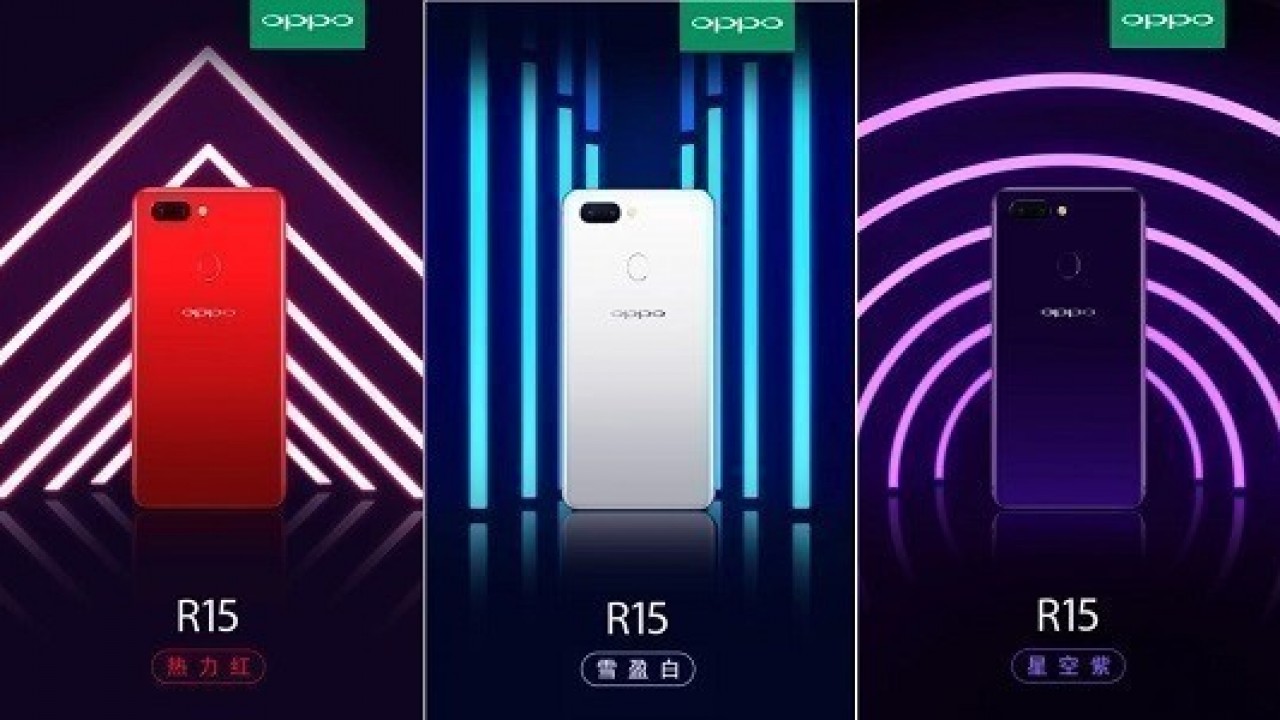 Oppo R15 6 GB RAM ve 128 GB Depolama Alanıyla Birlikte Geliyor