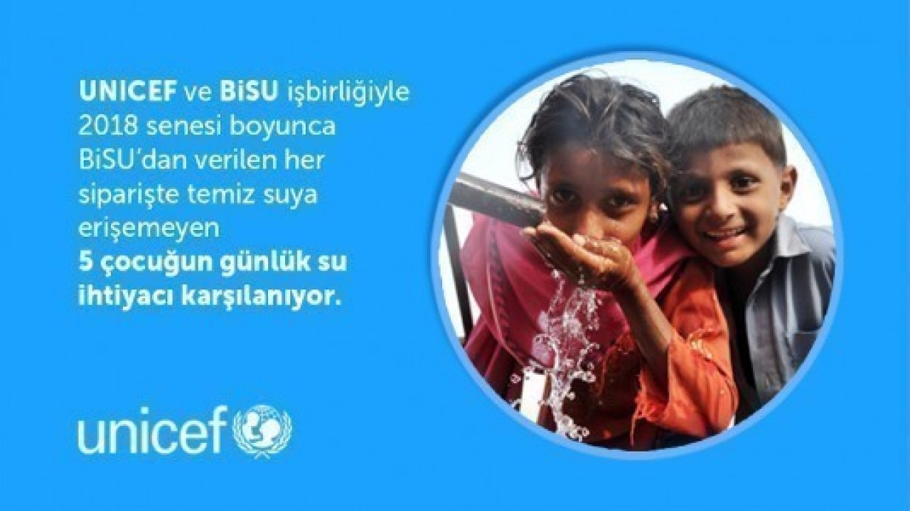 Her BiSU siparişinde, 5 çocuğun yüzü gülüyor