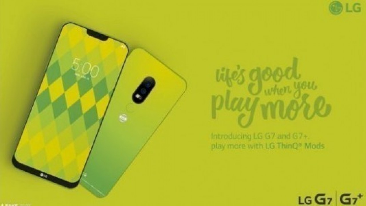 LG G7 ve G7+ tanıtım posteri sızdırıldı