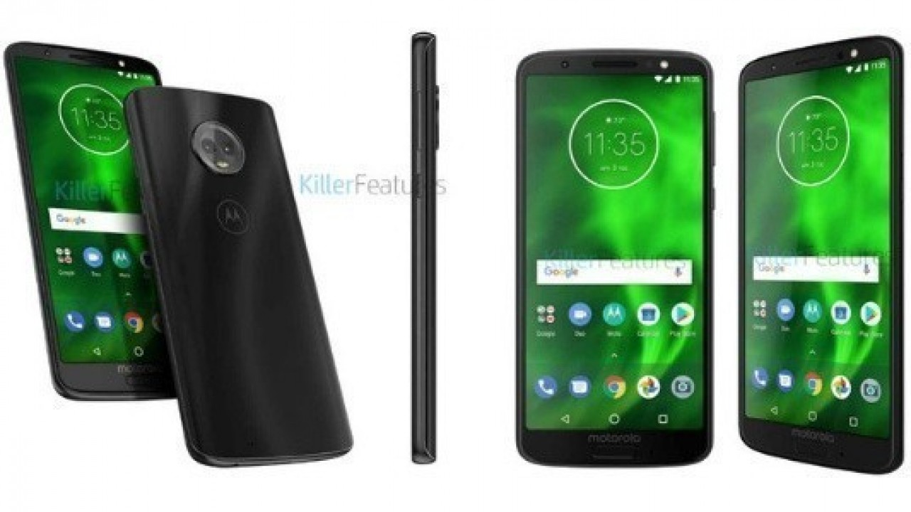 Moto G6'nın Basın Görselleri Ortaya Çıktı