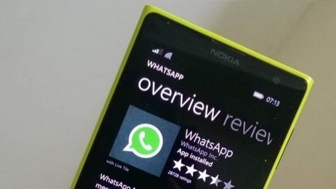 Windows Phone İçin Whatsapp Beta Yeni Özelliklerle Güncellendi